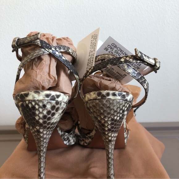 Alaia Python Shell Sandals 40 NIB - Picture 6 of 9